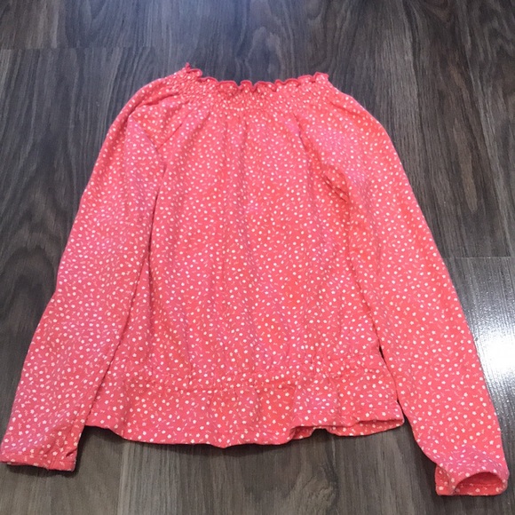 Mexx Coral Pink Peplum Top 7-8 - Picture 3 of 5